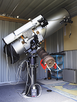 Our backyard observatory telescope