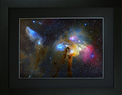 Blue Horsehead and Rho Ophiuchus