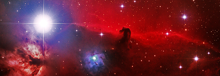 The Horsehead Nebula in true color